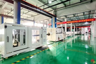 新材料新篇章 濟南能源集團萬噸級高密度PE管材生產線正式開機投產